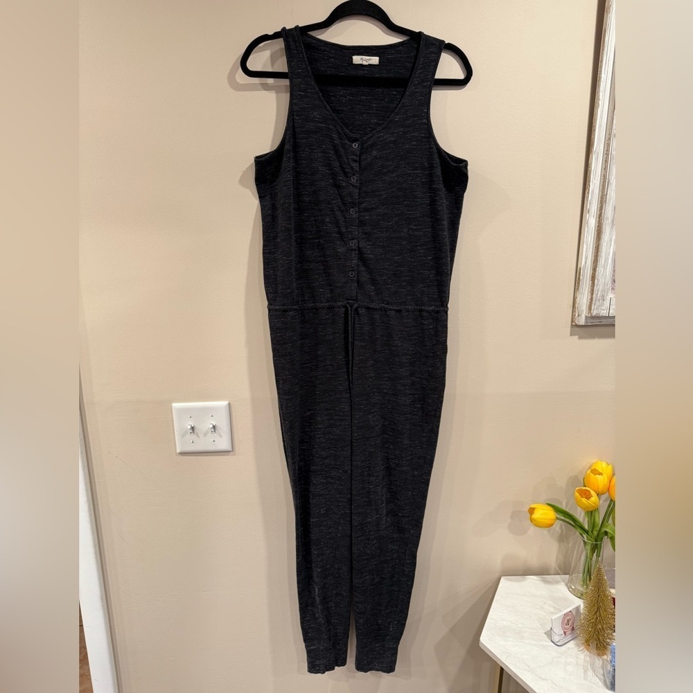 🔥Madewell Black Sleeveless Jumpsuit women’s Sz XS EUC🔥